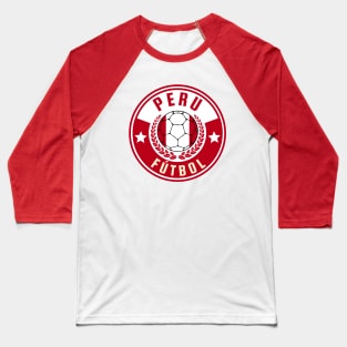 Peru Futbol Baseball T-Shirt